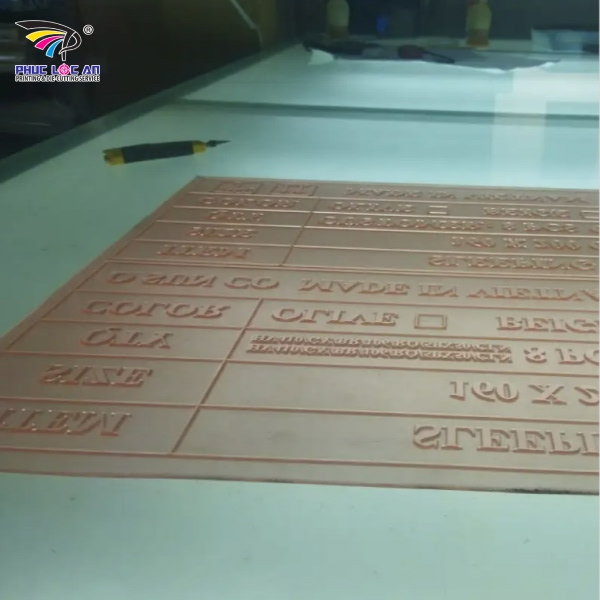 Chi tiết về bản in lỏng UV