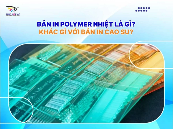 Bản in polymer nhiệt là gì? Khác gì với bản in cao su? Bản in polymer nhiệt là gì? Khác gì với bản in cao su?