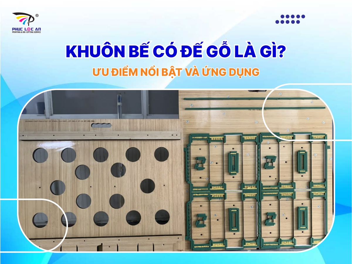 Khuôn bế có đế gỗ là gì? Ưu điểm nổi bật và ứng dụng