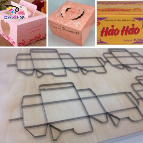 Khuôn bế hộp dùng để tạo hình hộp giấy theo kích thước và thiết kế yêu cầu