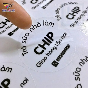 Chế bản in decal trong suốt chuyên nghiệp, chuẩn kỹ thuật với mức giá ưu đãi tại Phúc Lộc An